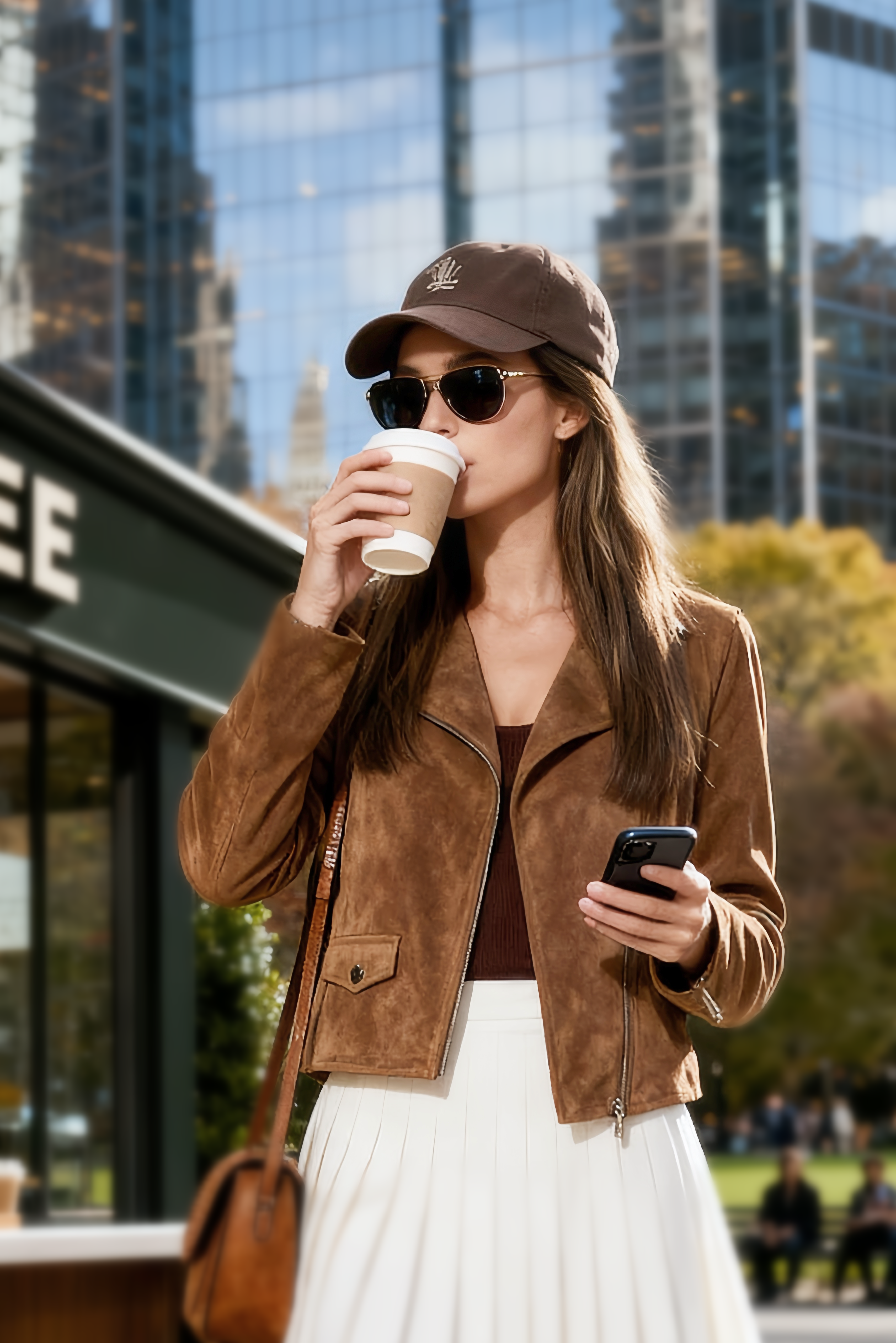 Suede Moto Jacket
