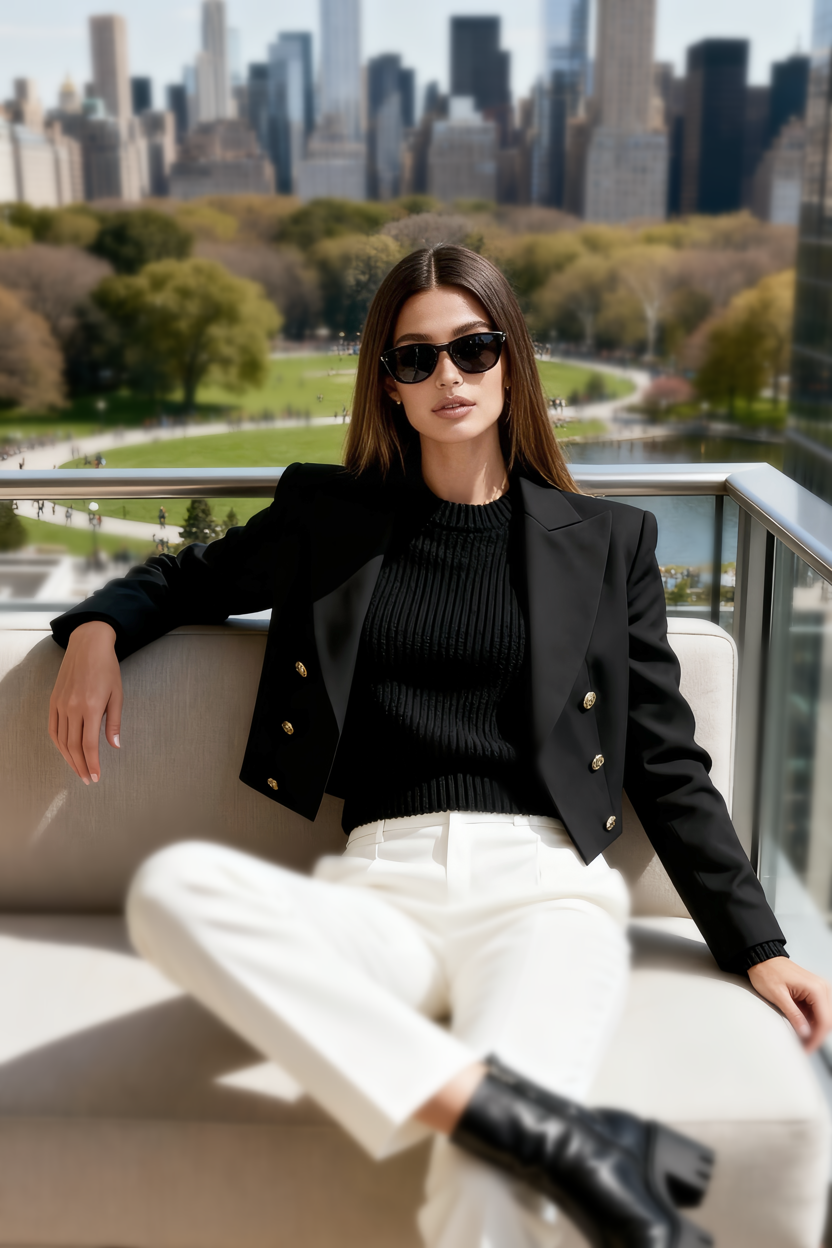 Buttoned Blazer