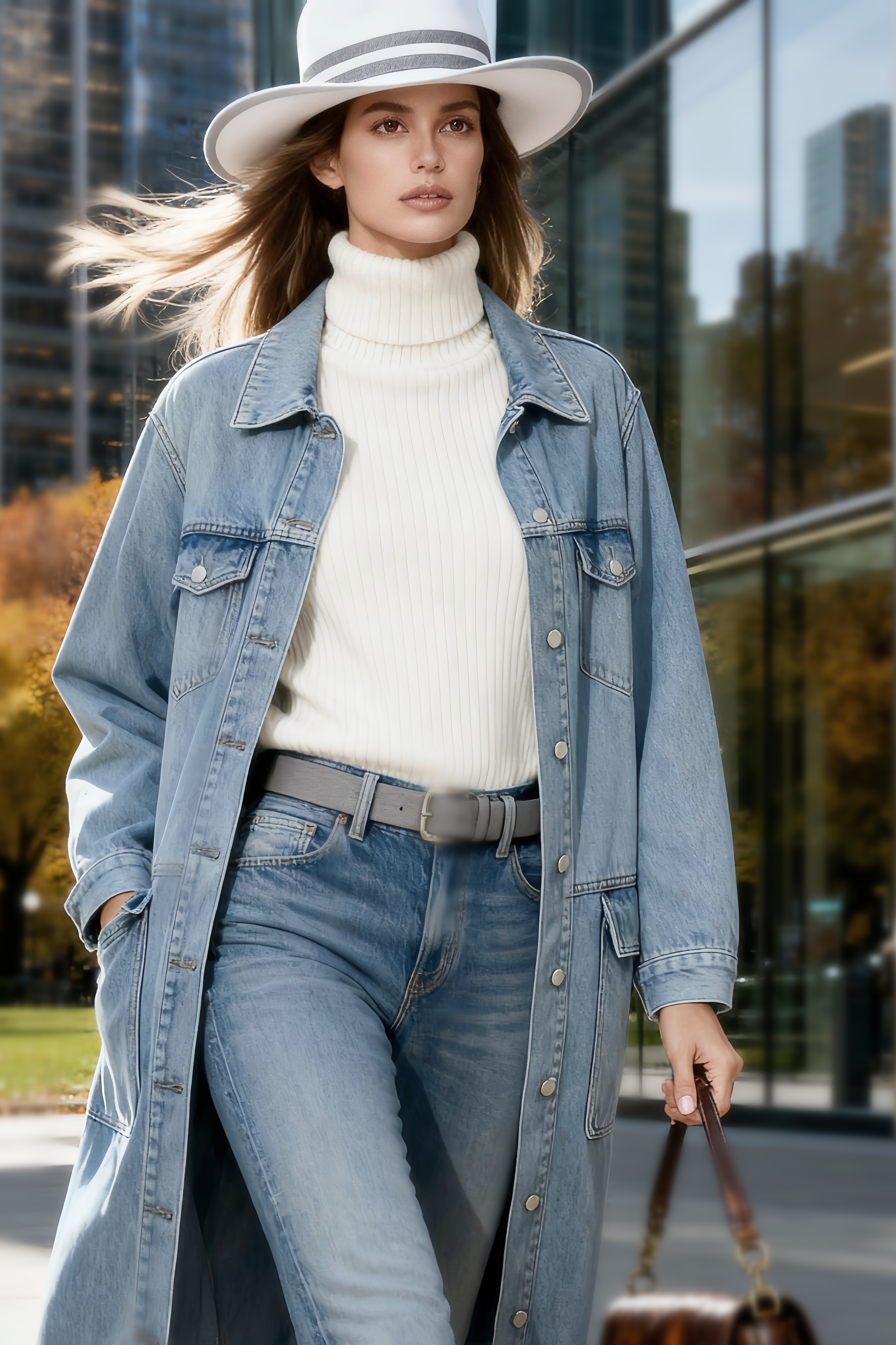 Button Down Denim Jacket