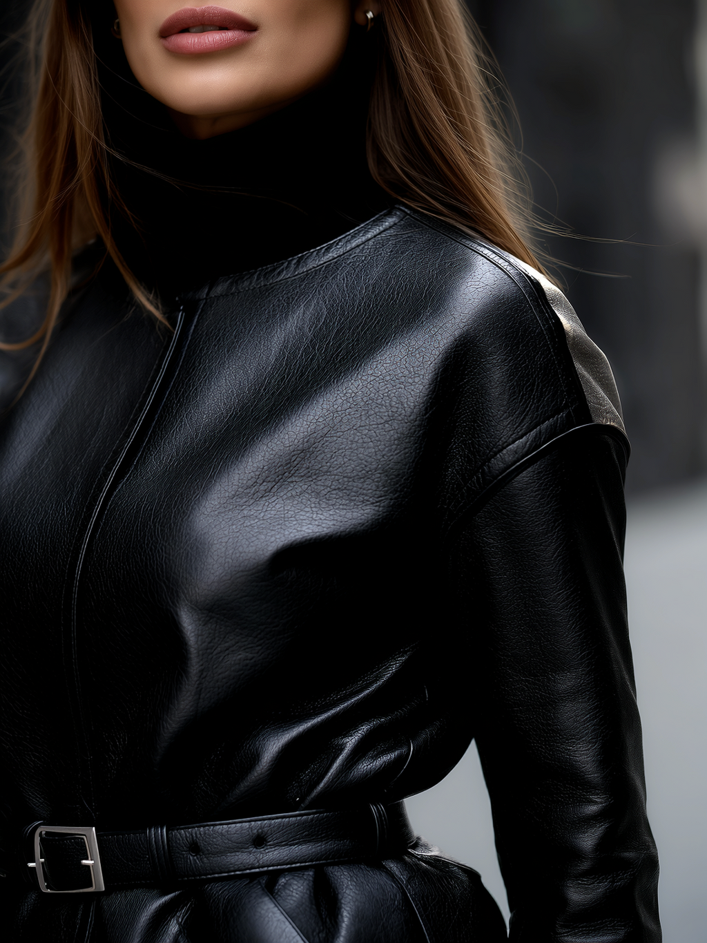 Genuine Leather Short Jacket