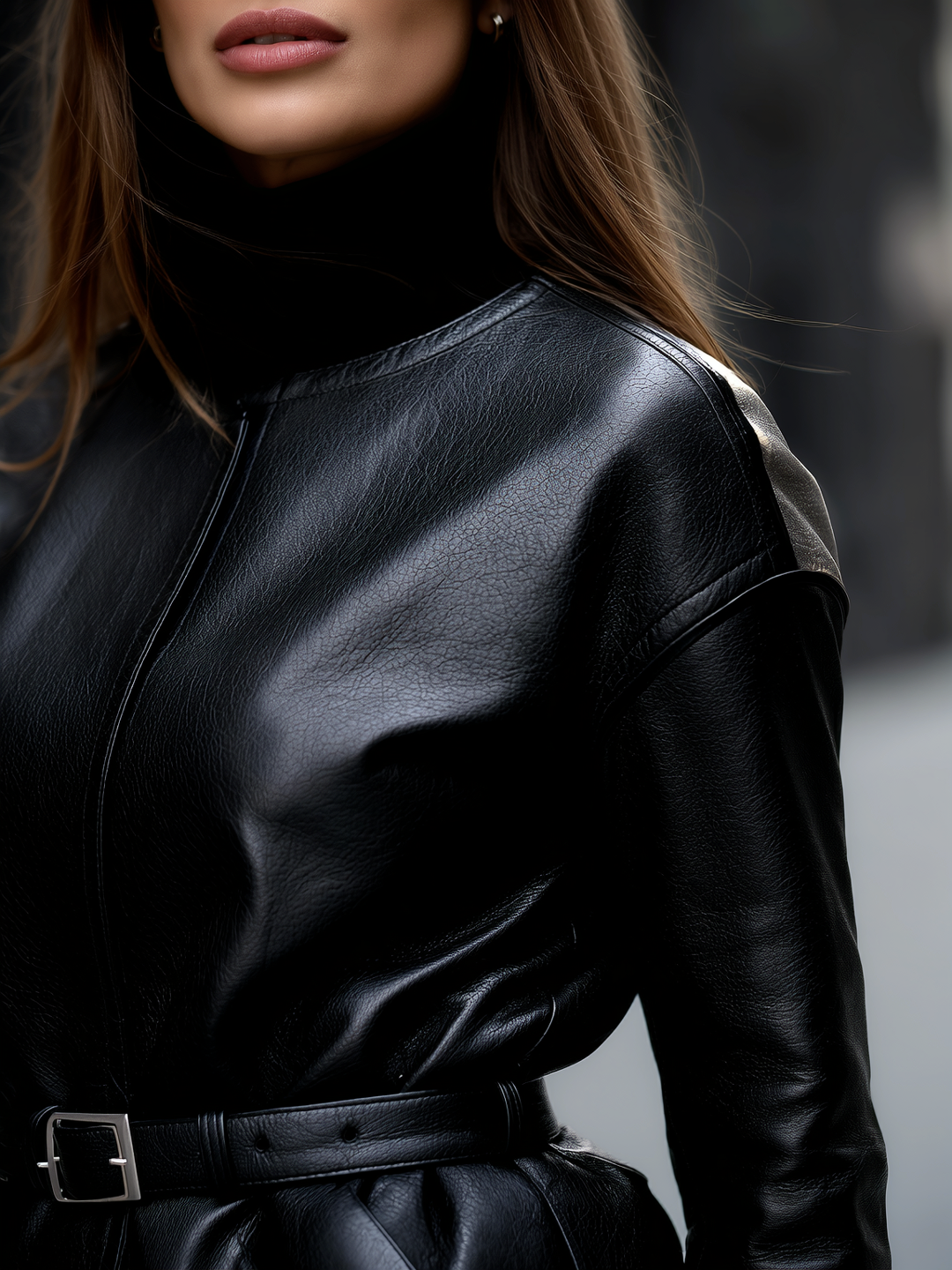Genuine Leather Short Jacket