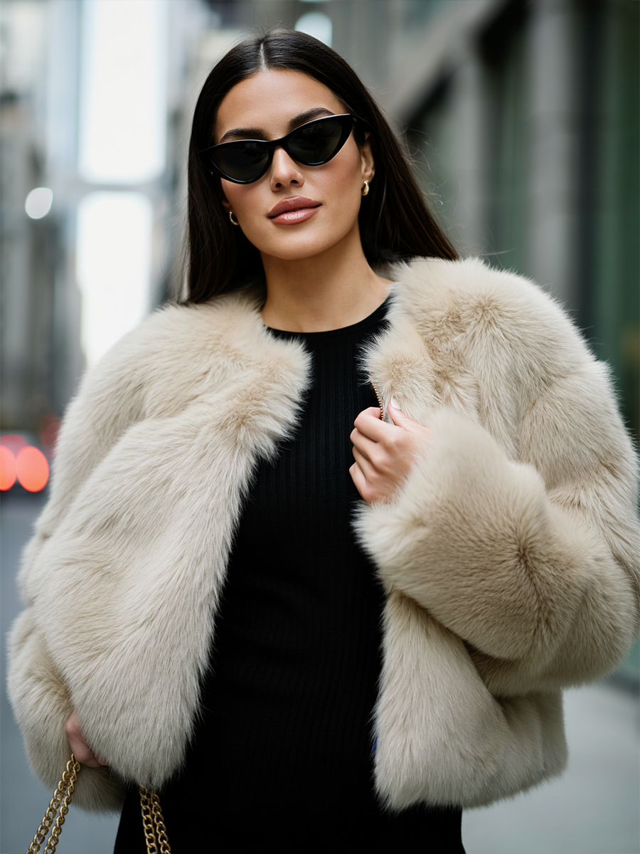 Faux Fur Short Jacket