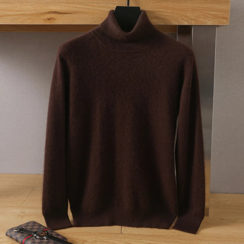 Pure Mink Cashmere Turtleneck