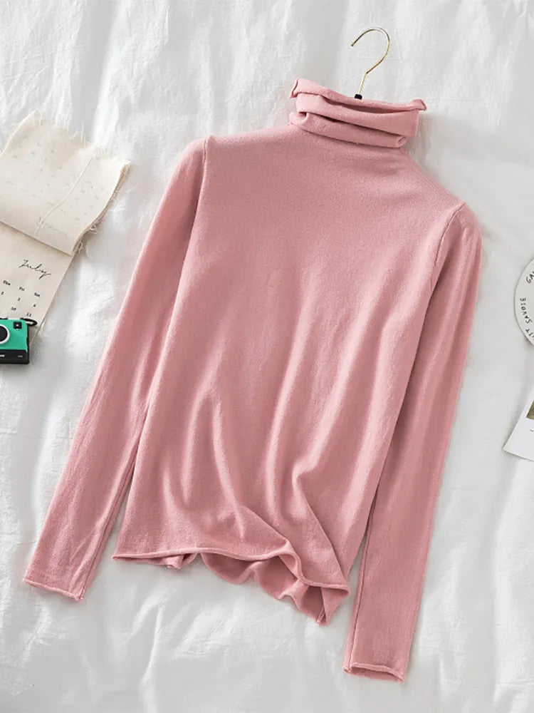 Knitted Turtleneck Sweater