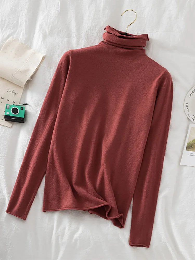 Knitted Turtleneck Sweater