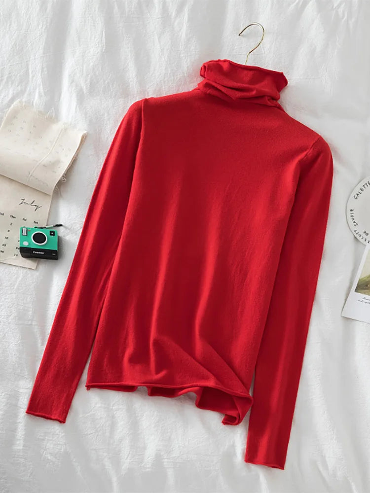 Knitted Turtleneck Sweater