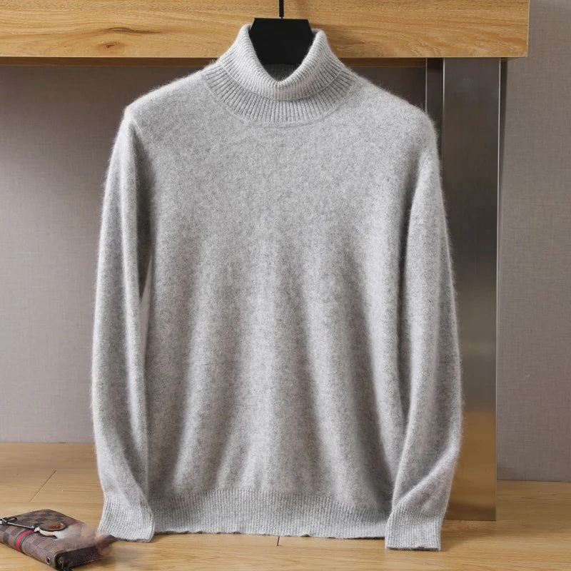 Pure Mink Cashmere Turtleneck