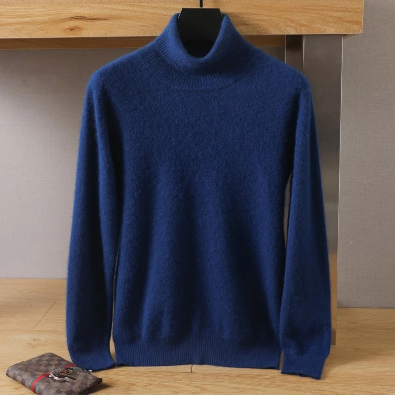 Pure Mink Cashmere Turtleneck