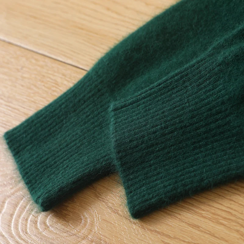 Pure Mink Cashmere Turtleneck