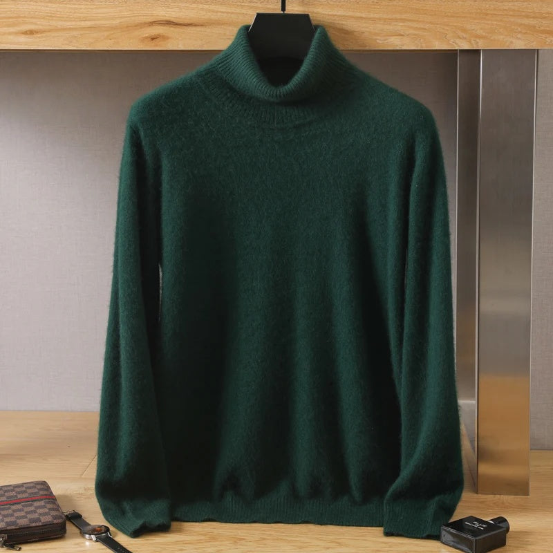 Pure Mink Cashmere Turtleneck