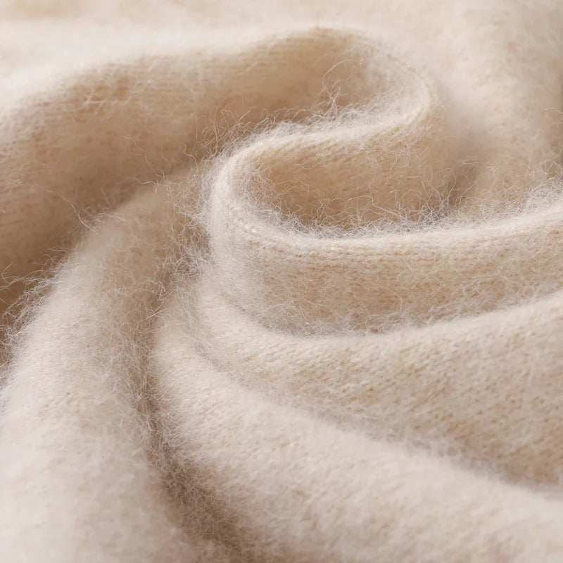 Pure Mink Cashmere Turtleneck