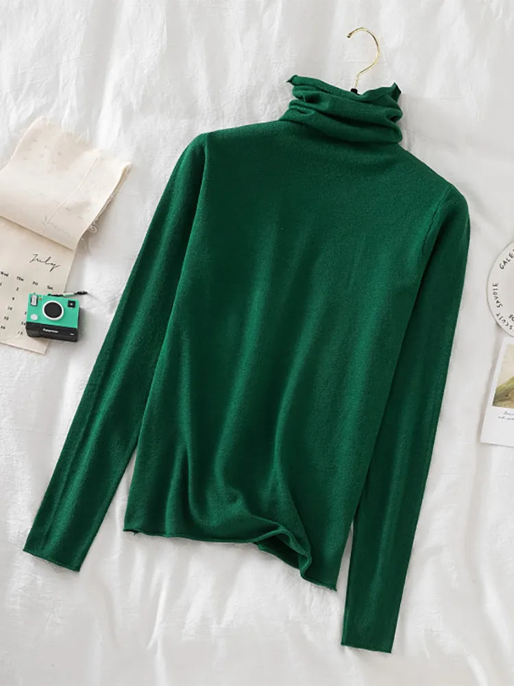 Knitted Turtleneck Sweater