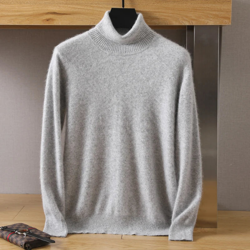 Pure Mink Cashmere Turtleneck
