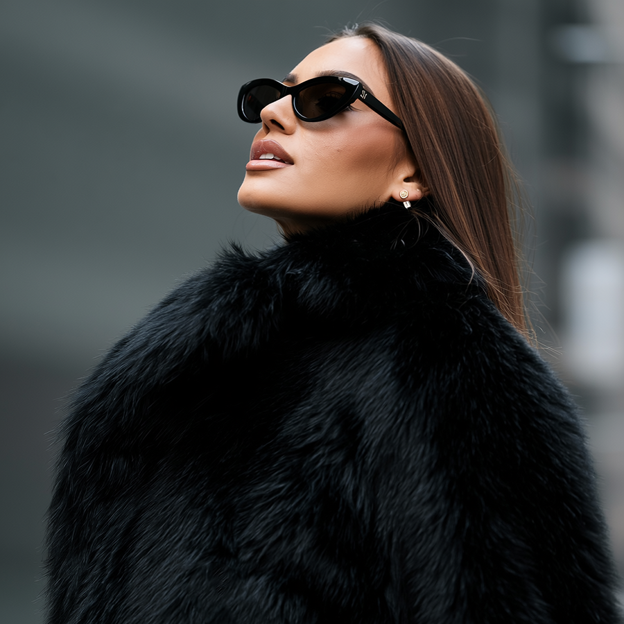 Neo Mint Faux Fur Short Coat